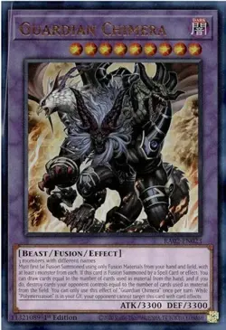 Yugioh! - Guardian Chimera - RA02-EN023 - Prismatic Ultimate Rare - 1st ed. NM - Image 1