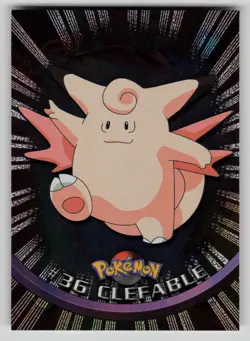 FOIL Clefable #36 Topps Trading Cards Series 1 Pokemon NM - Image 1