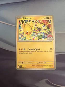 Pikachu Promo 2025 World Championships SVP EN 225 Pokemon Card Worlds In Hand! - Image 1