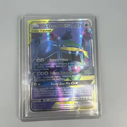 Muk & Alolan Muk GX - 196/214 - Ultra Rare - Unbroken Bonds - Pokemon Card - HP - Image 1