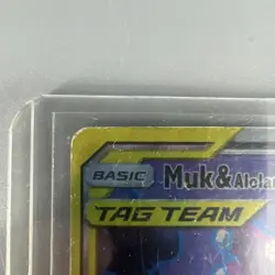 Muk & Alolan Muk GX - 196/214 - Ultra Rare - Unbroken Bonds - Pokemon Card - HP - Image 3