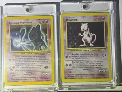 Neo Destiny Shining Mewtwo Holo Card 109/105 MP+ Please Read Description - Image 1