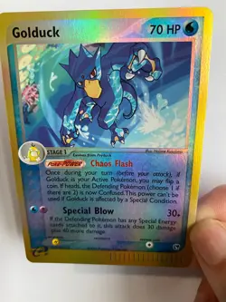 Golduck 17/100 NM Near Mint EX Sandstorm Reverse Holofoil Rare Holo Pokemon Card - Image 2