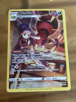 Ariados TG09/TG30 Ultra Rare Brilliant Stars Pokemon Card - Image 1