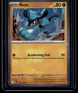 Miscellaneous Cards & Products #076/132 Riolu (Cosmos Holo) - Image 1
