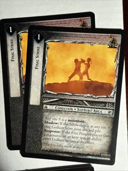 Lord of the Rings TCG 18 Card Lot Smeagol Gollum - Image 4