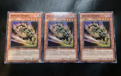3x Goblin Zombie GLD3-EN013 Limited Edition Common Yugioh Card Playset MP - Image 1