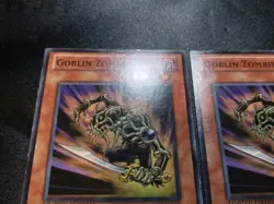 3x Goblin Zombie GLD3-EN013 Limited Edition Common Yugioh Card Playset MP - Image 3