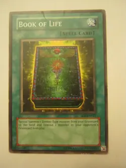 (x1) Book Of Life SD2-EN021 Spell Card Yu-Gi-Oh (JB-54) - Image 1