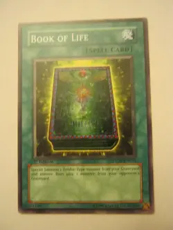(x1) Book Of Life SDZW-EN023 Spell Card Yu-Gi-Oh (JB-54) - Image 1