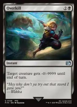 Overkill 1x MtG Final Fantasy SP/NM - Image 1