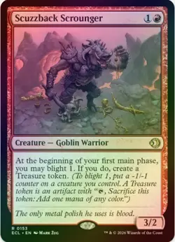 1 x Scuzzback Scrounger - Foil - Lorwyn Eclipsed - LP - MTG - Image 1