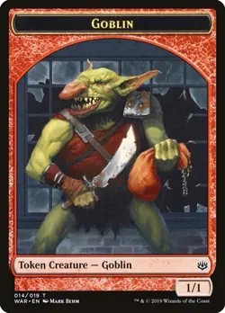 Goblin Token 14 MTG NM - War of the Spark - Image 1