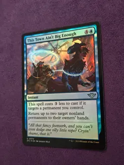 This Town Ain't Big Enough OTJ 74 Foil English NM - MTG - Image 2