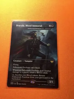 MTG Magic The Gathering Dracula, Blood Immortal VOW Rare Black Vampire - Image 1