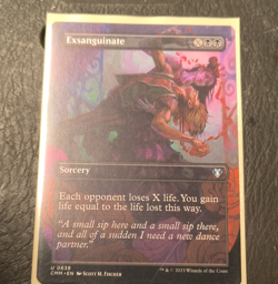 Exsanguinate Borderless Commander Masters Regular Sorcery Uncommon 638 2023 - Image 1