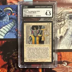 MTG Beta Balance CGC Graded 4.5 VG/EX+ (4311806009) - Image 1