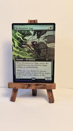 MTG Reclamation Sage #777 Secret Lair Foil Full Extended Art NM ELF - Image 1