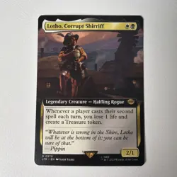 Lotho, Corrupt Shirriff 370 - NM Extended Art - The Lord of the Rings: Tales of - Image 1