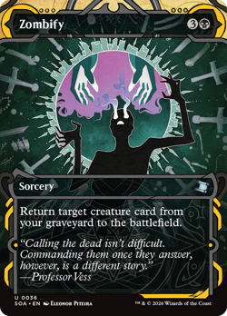 Zombify (FOIL) x1 - MTG Secrets of Strixhaven Mystical Archive SOA #36 - Image 1