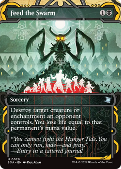 Feed the Swarm (FOIL) x1 - MTG Secrets of Strixhaven Mystical Archive SOA #29 - Image 1
