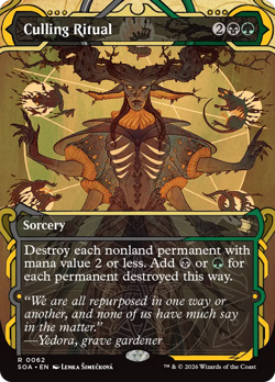 Culling Ritual (REGULAR) x1 - MTG Secrets of Strixhaven Mystical Archive SOA #62 - Image 1