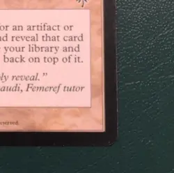 Wizards of the Coast Enlightened Tutor MTG Mirage White Instant Rare 1996 - Image 5