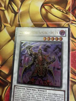 Yugioh Legendary Six Samurai - Shi En STOR-EN041 Ultimate Rare German VLP/NM - Image 2