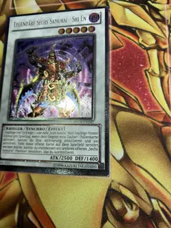 Yugioh Legendary Six Samurai - Shi En STOR-EN041 Ultimate Rare German VLP/NM - Image 4