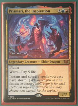MTG Prismari, the Inspiration Regular - Secrets of Strixhaven SOS NM Pack Fresh - Image 1