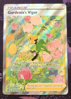 Pokemon: Crown Zenith: Galarian Gallery: Holofoil Gardenia's Vigor: LP Condition - Image 1