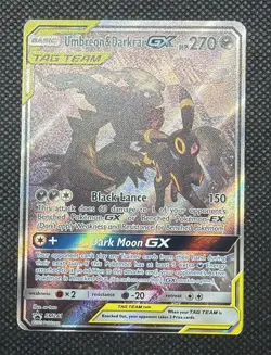 2020 Pokemon TCG Sun & Moon Black Star Promo Umbreon & Darkrai GX SM241 - LP - Image 1