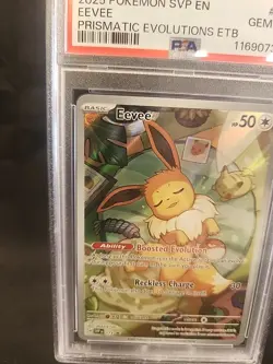 2025 POKEMON SVP EN-SV BLACK STAR PROMO #173 EEVEE PSA 10 - Image 5