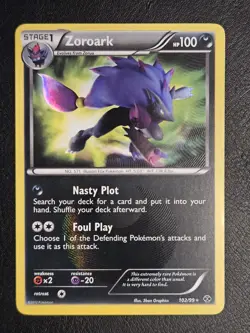 Pokemon TCG Zoroark 102/99 Next Destinies Secret Rare MP - Image 2
