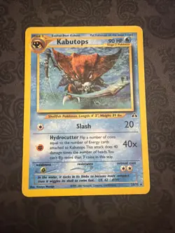 Pokemon TCG Neo Discovery Kabutops 25/75 Non Holo - Image 1