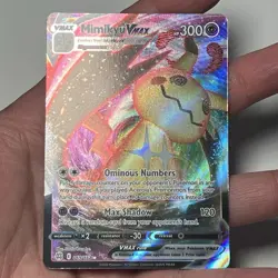 Pokemon TCG Mimikyu VMAX Brilliant Stars Full Art 069/172 Holo Rare Card NM - Image 2