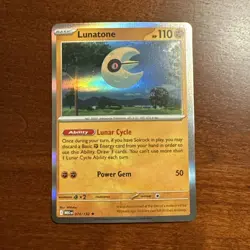 Lunatone 074/132 - Holo Rare - Pokemon TCG: Mega Evolution - NM - Image 1