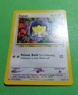Togepi 51/111 Neo Genesis Regular Pokemon, LP - Image 2