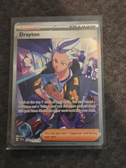 Drayton Pokemon TCG Surging Sparks SAR 244/191 Pack Fresh NM - Image 1