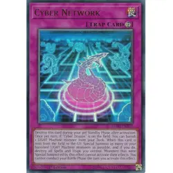 LEDD-ENB20 Cyber Network 1st Edition Ultra Rare Near Mint YuGiOh TCG - Image 1