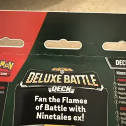 Pokemon Deluxe Battle Deck NINETALES EX TCG - Image 4