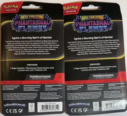 Phantasmal Flames Single Pack Blister x2 (Whimsicott & Cottonee) - Pokemon TCG - Image 2
