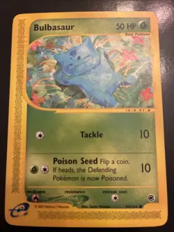 BULBASAUR 94/165 COMMON EXPEDITION BASE SET POKEMON NM/M - Image 1
