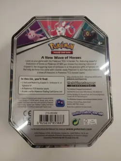 Pokemon - Sword & Shield - V Heroes Tins - Sylveon- Full Wrap - Image 3