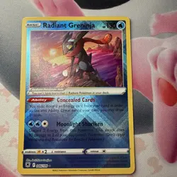 Pokemon TCG Radiant Greninja 046/189 Swsh10: Astral Radiance NM🔥 - Image 1