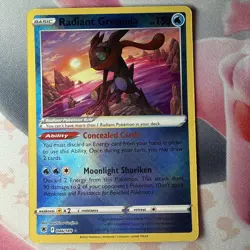 Pokemon TCG Radiant Greninja 046/189 Swsh10: Astral Radiance NM🔥 - Image 2