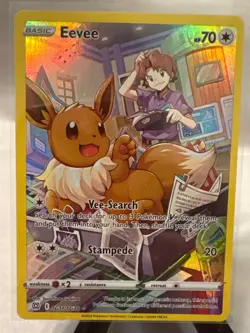2022 Pokemon SWSH Brilliant Stars Eevee Trainer Gallery Holo #TG11/TG30 - Image 1