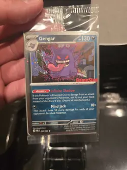 Pokemon Gengar Gamestop Stamped Promo swirl 🌀 050/088 - Image 1