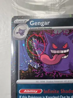 Pokemon Gengar Gamestop Stamped Promo swirl 🌀 050/088 - Image 2