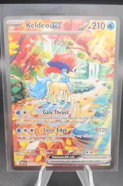 2025 Pokemon Keldeo ex 167/086 Sv: White Flare Holo - Image 1
